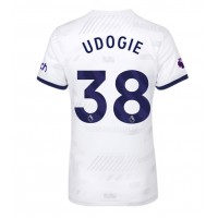 Tottenham Hotspur Destiny Udogie #38 Hjemmedrakt Dame 2023-24 Kortermet